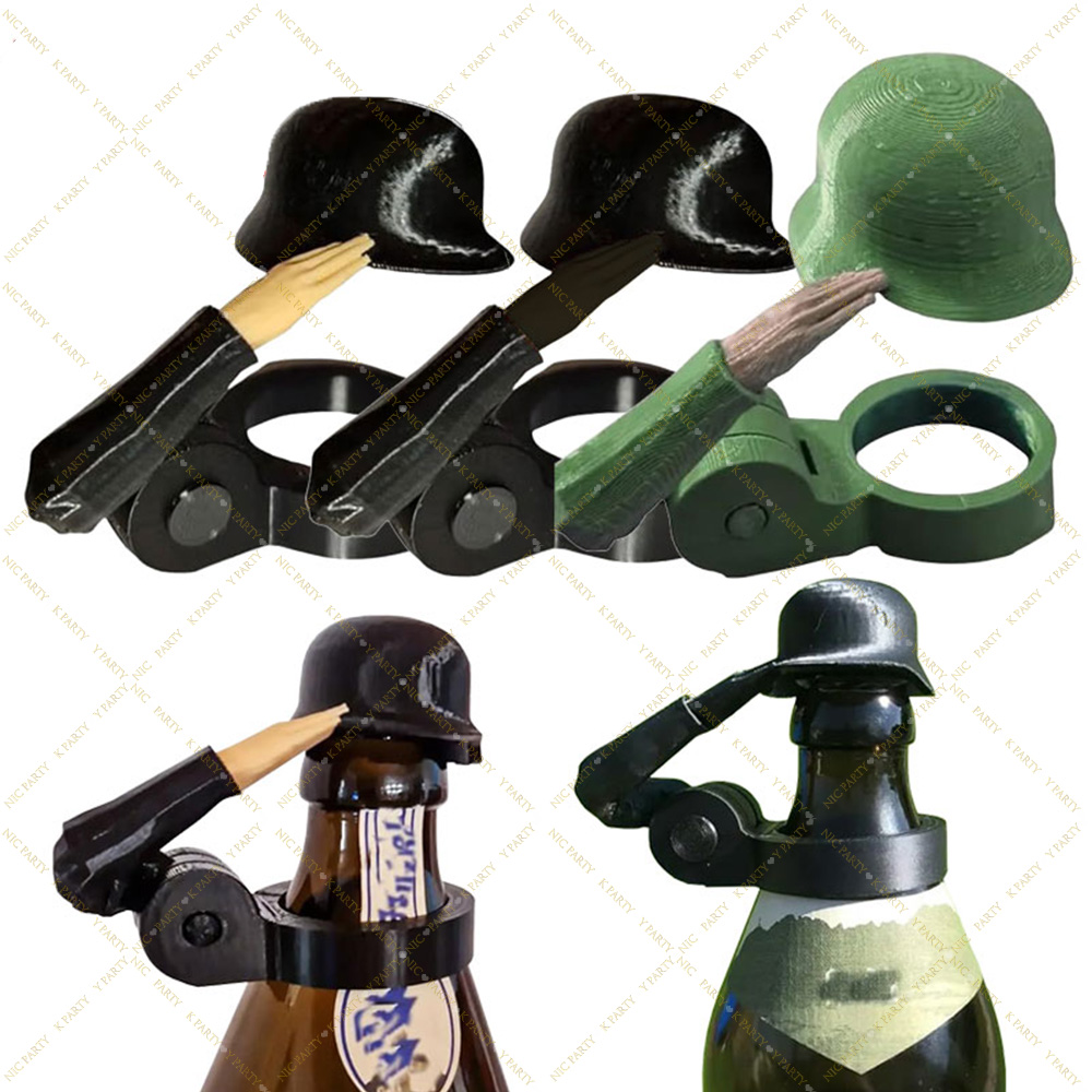 قبعة زجاجة بيرة بتصميم جندي مض - مراجعة Wine Beer Hat وسعره