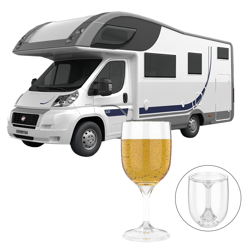 للطي كأس للنبيذ شفافة الغذاء ا - مراجعة Wine & Beer Guayaquil وسعره