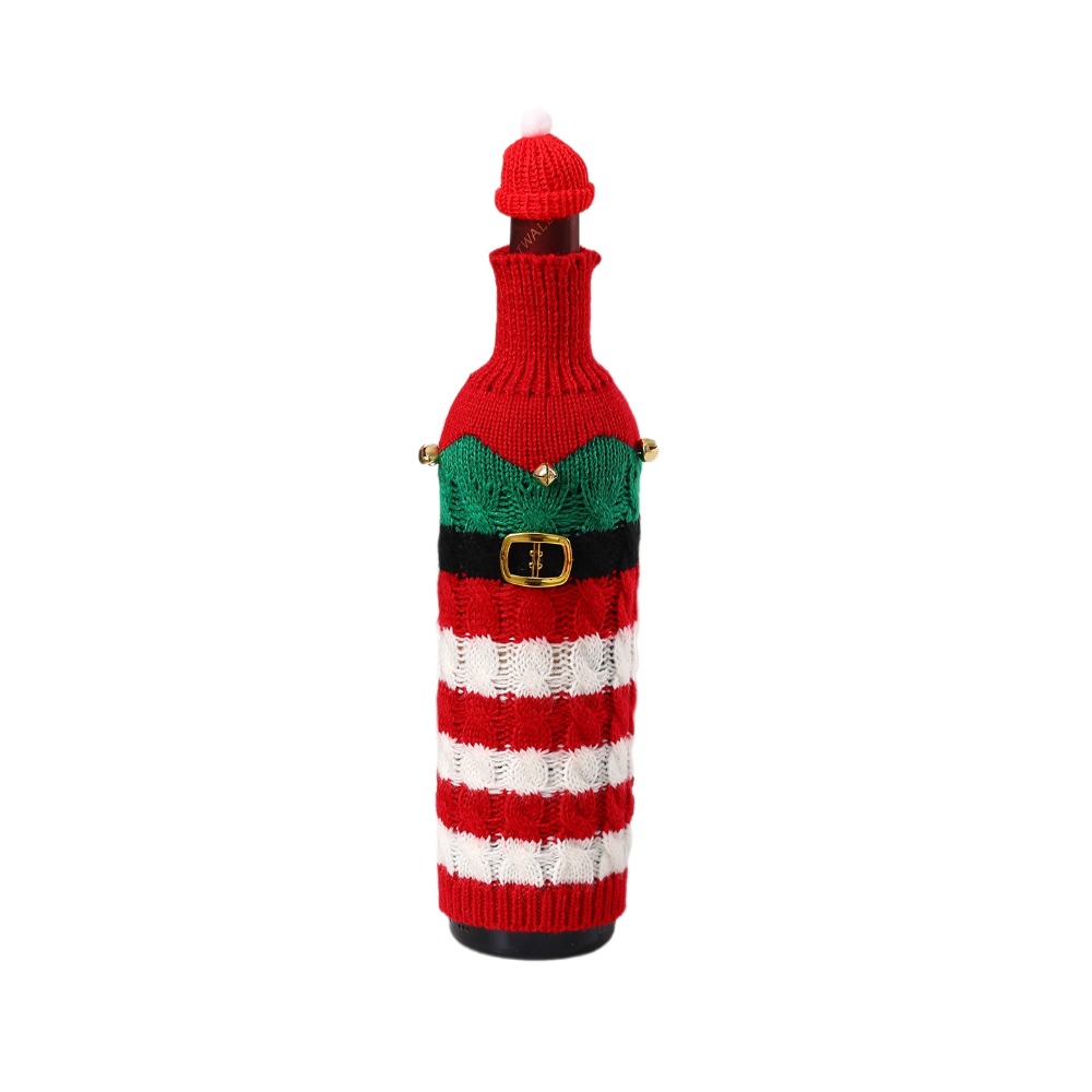 غطاء زجاجة نبيذ محبوك مع قبعة  - مراجعة Wine Beer Hat وسعره